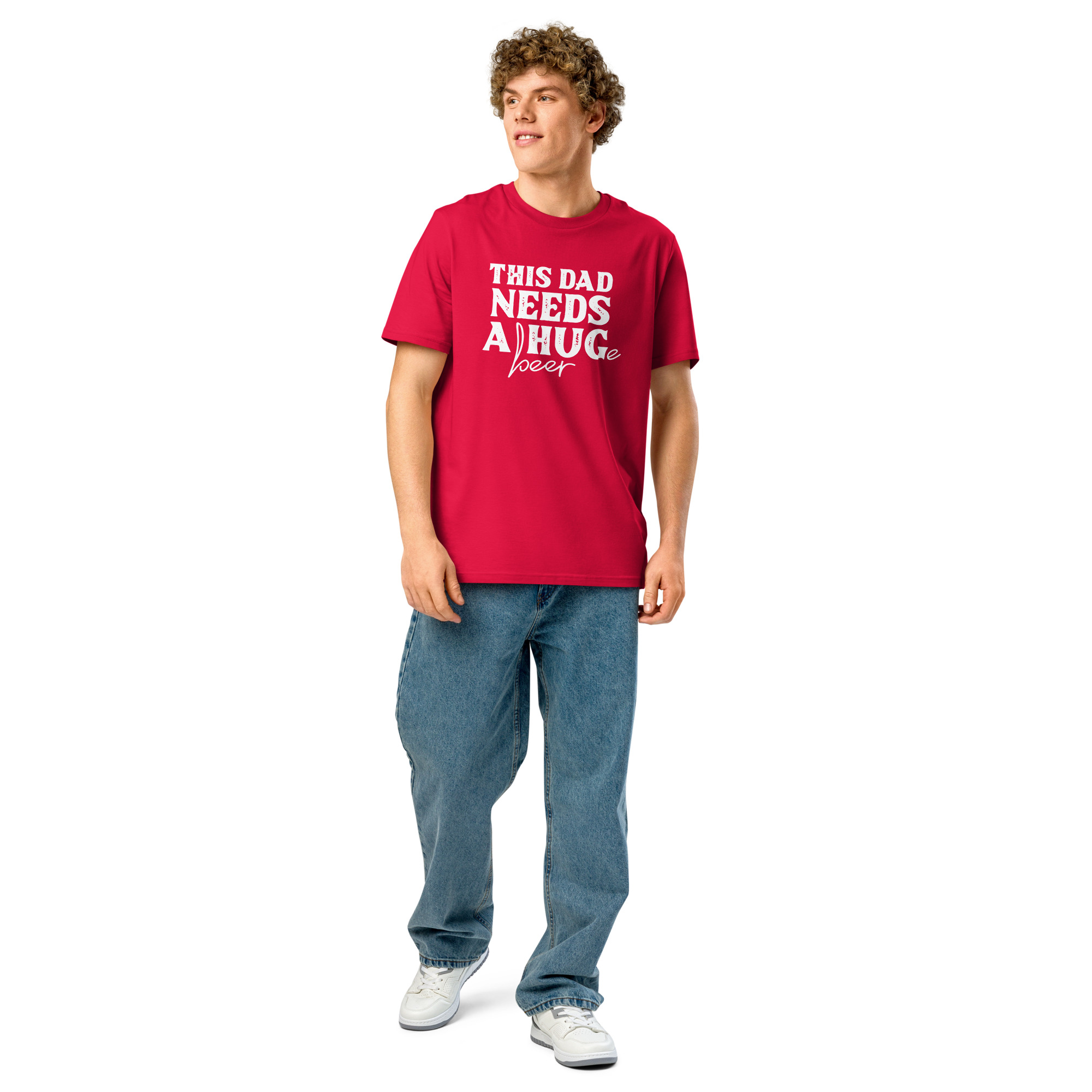 This Dad Needs a Huge Beer | Organic cotton t-shirt