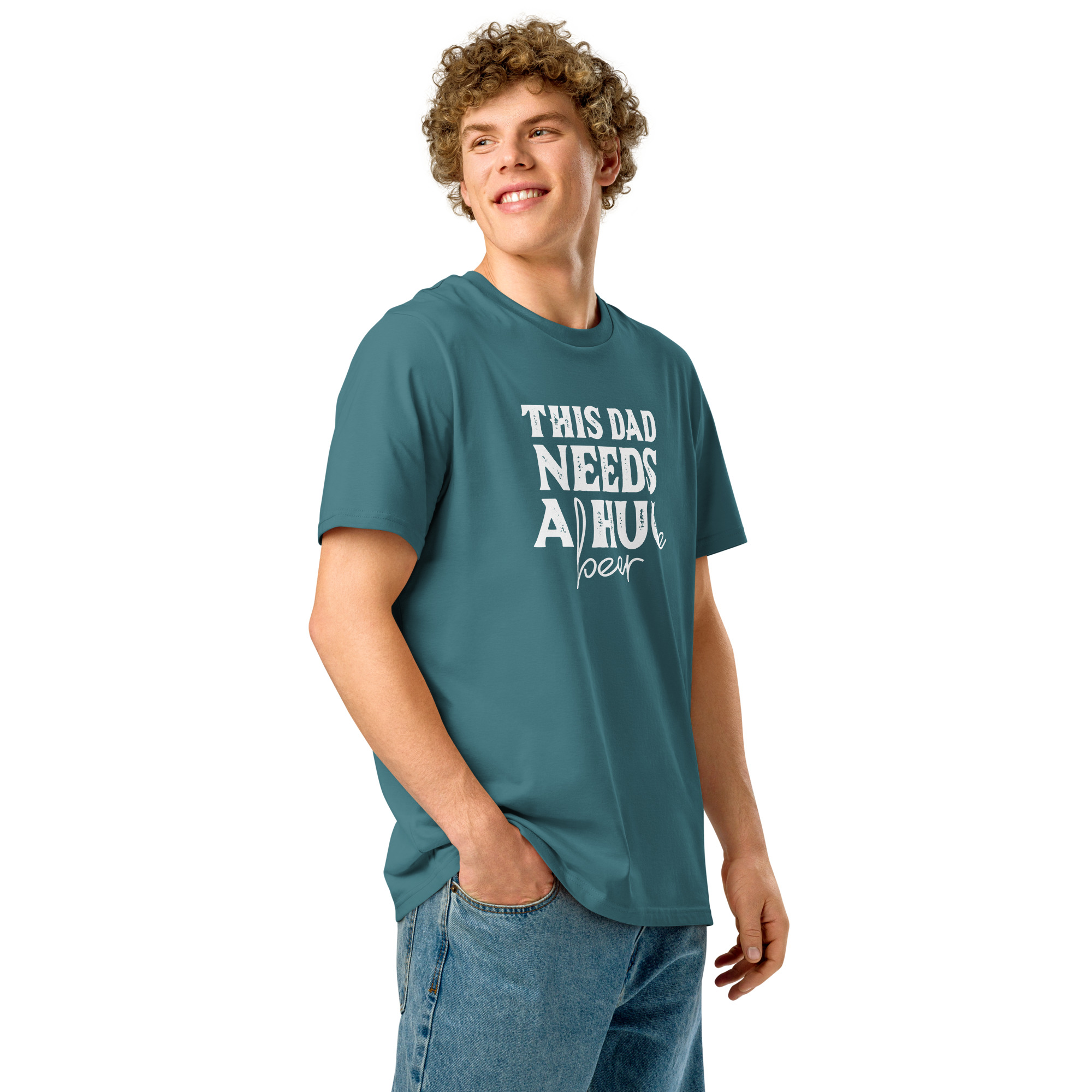 This Dad Needs a Huge Beer | Organic cotton t-shirt
