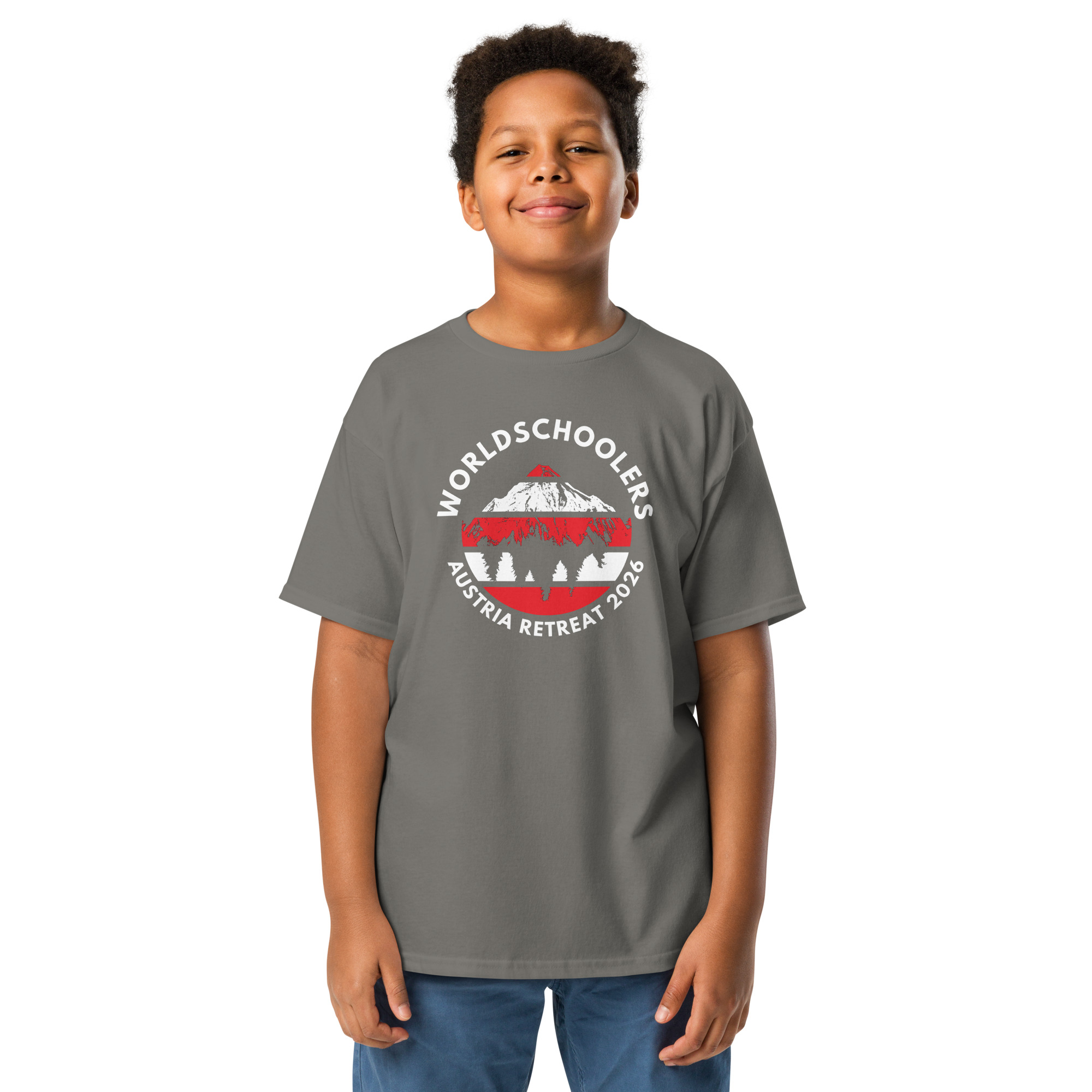Austria 2026 |  Official Red logo | Youth classic tee
