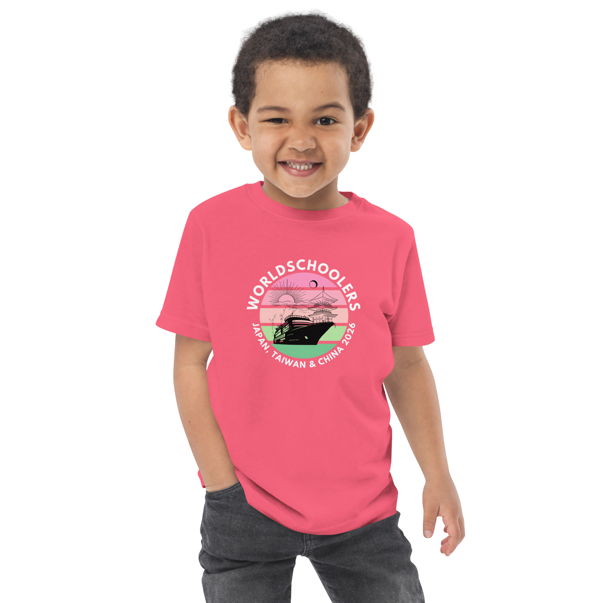 Japan, Taiwan & China | Toddler jersey t-shirt