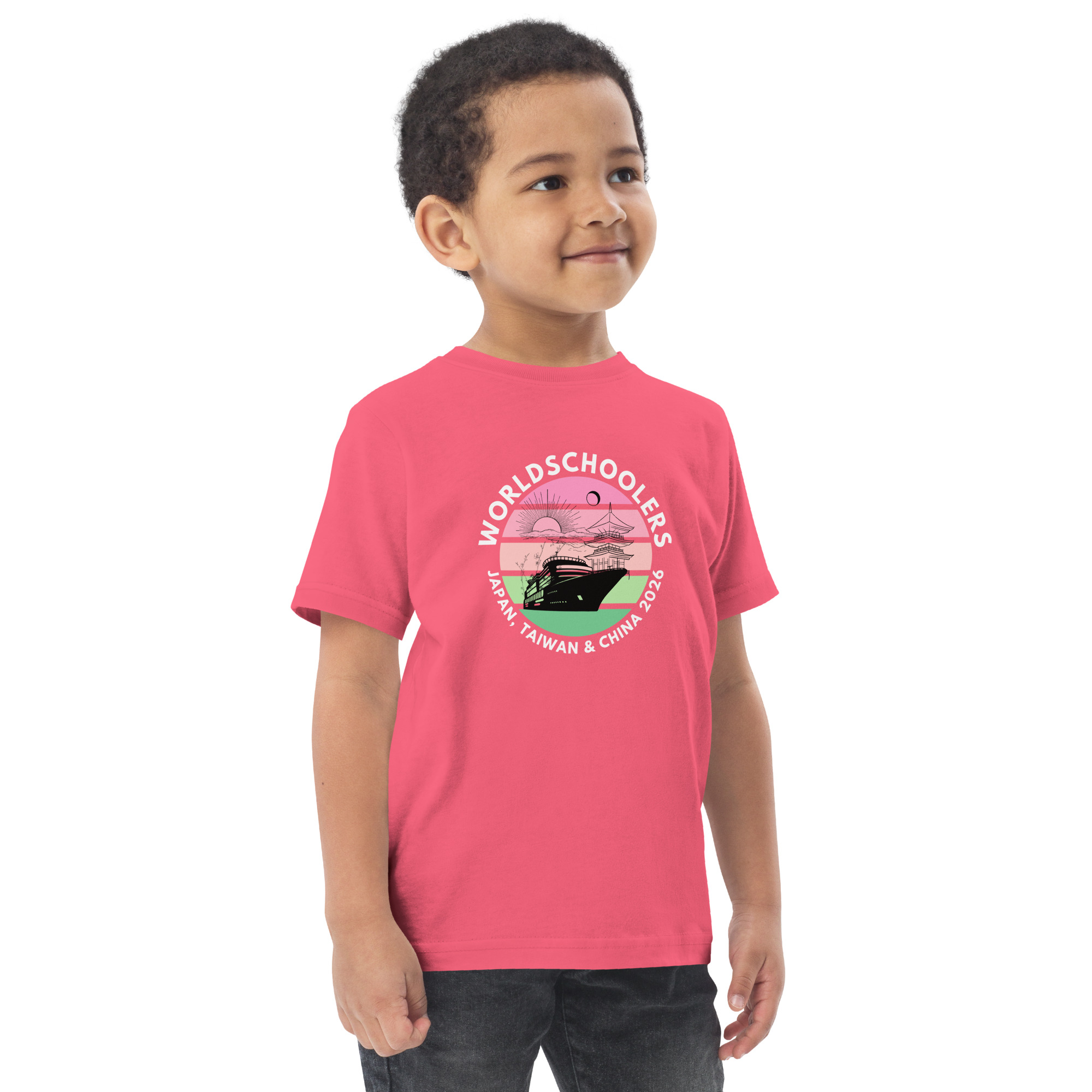Japan, Taiwan & China | Toddler jersey t-shirt
