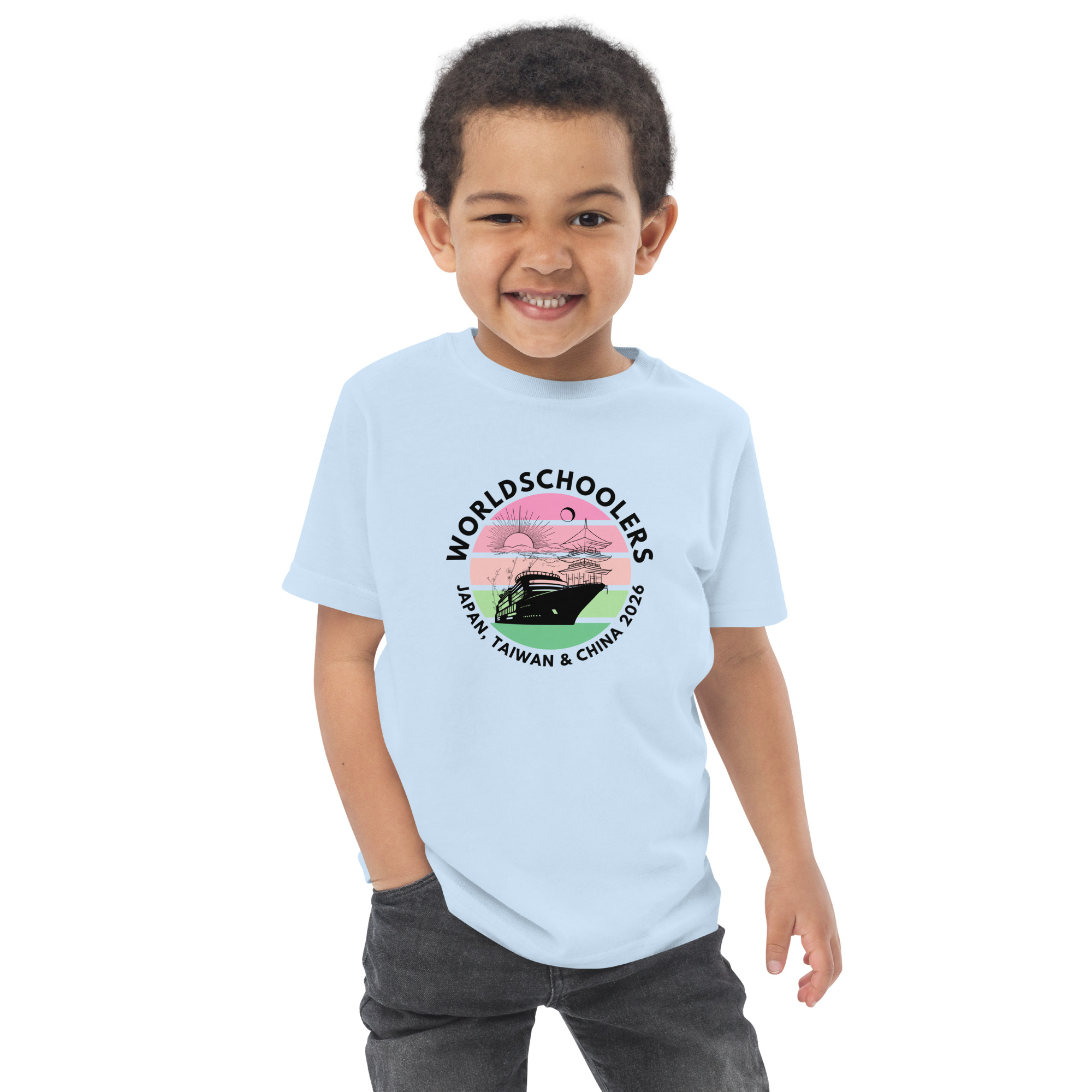 Japan, Taiwan & China | Toddler jersey t-shirt