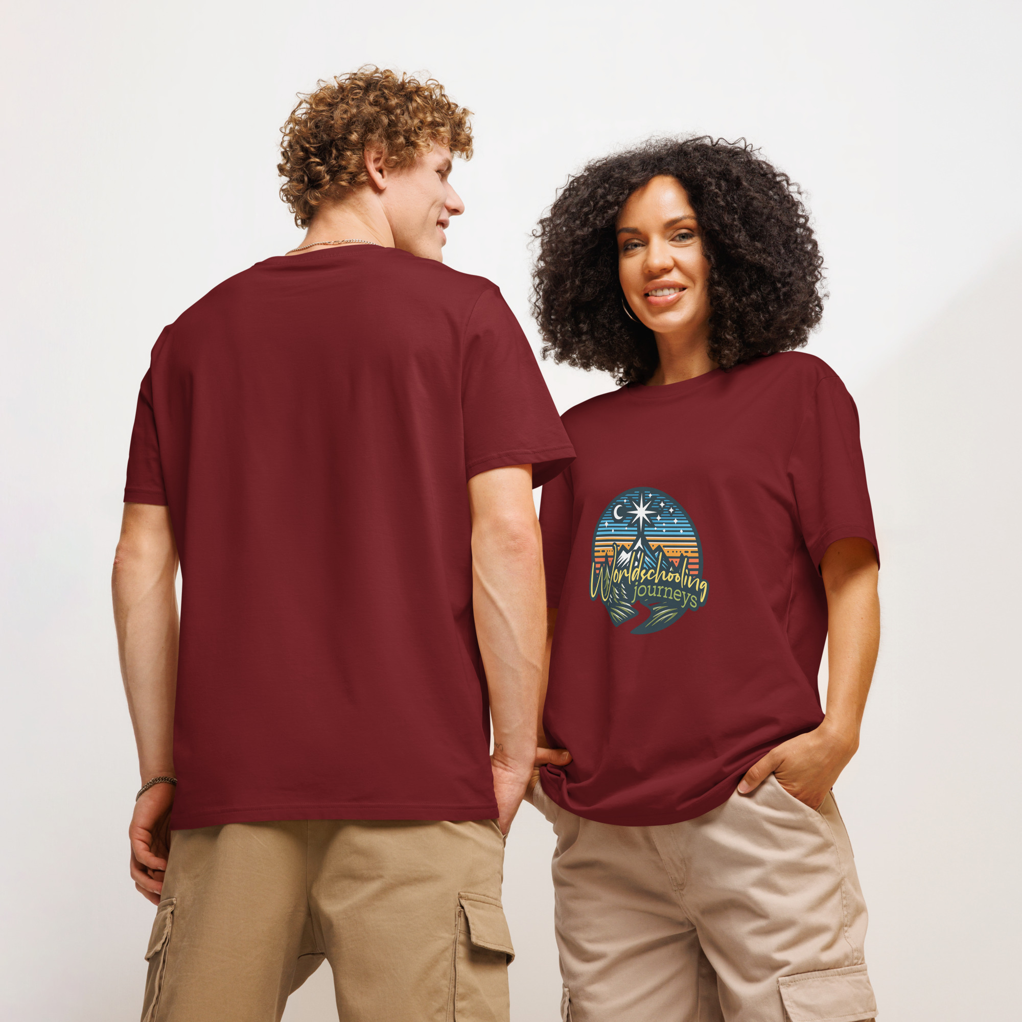 Worldschooling Journeys | Unisex organic t-shirt