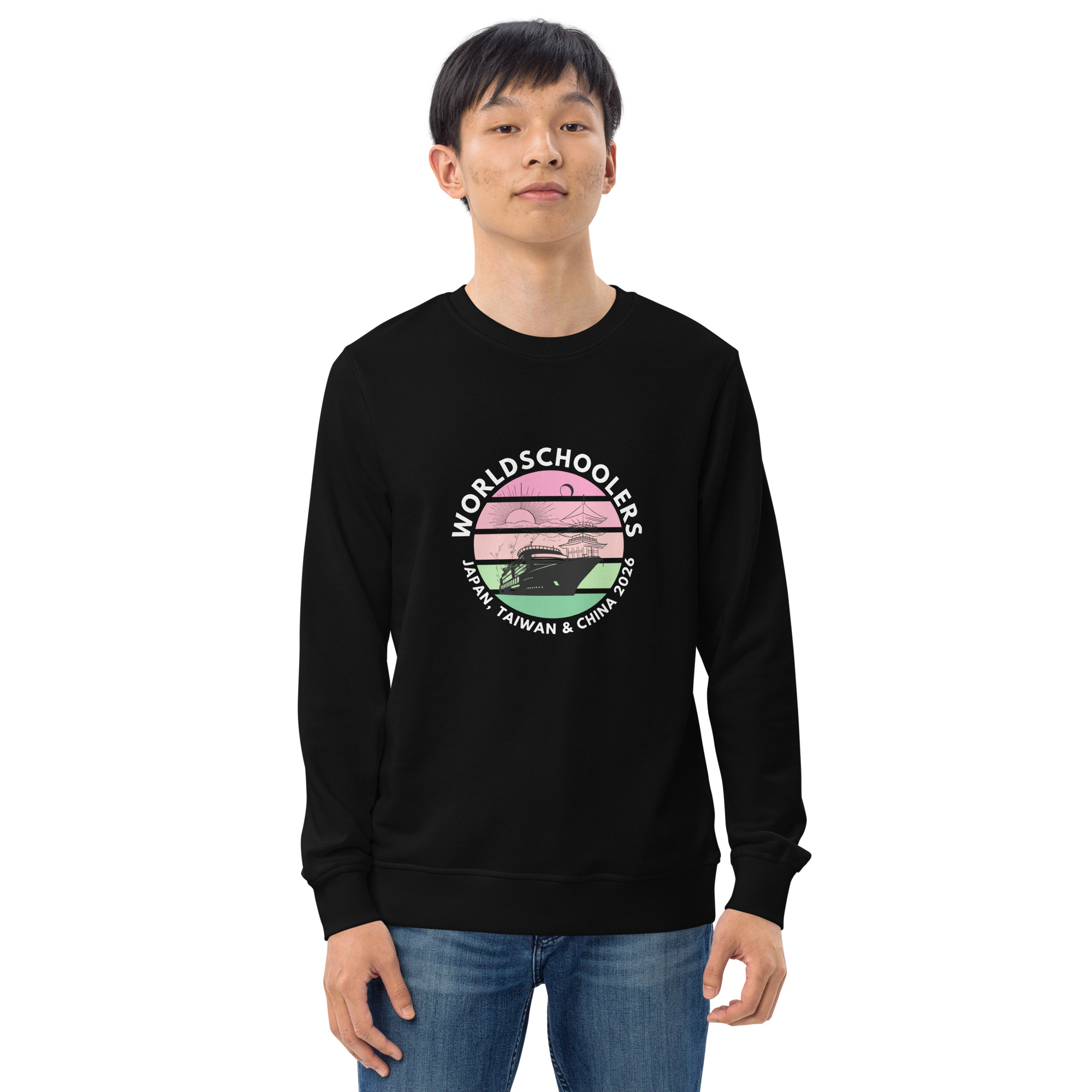 Japan, Taiwan & China 2026 | Unisex organic sweatshirt