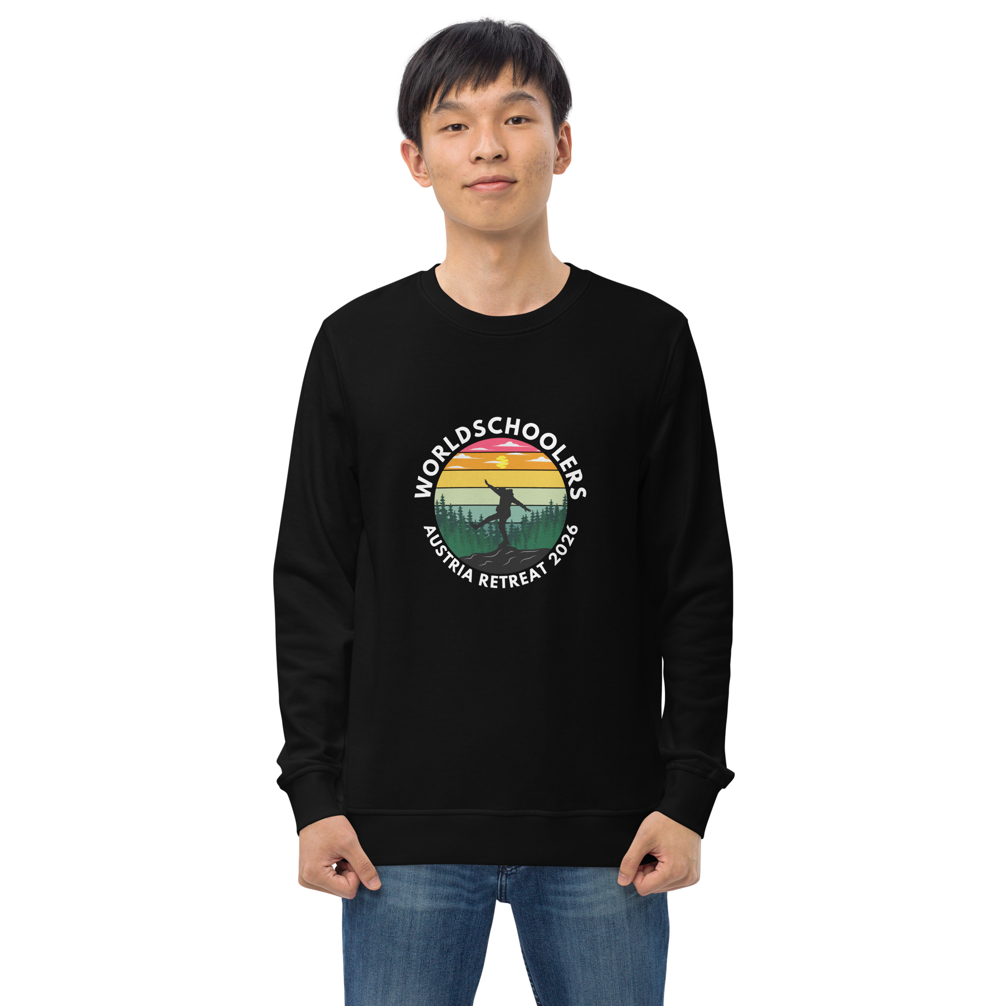 Austria 2026 | Kicking logo | Unisex organic sweatshirt