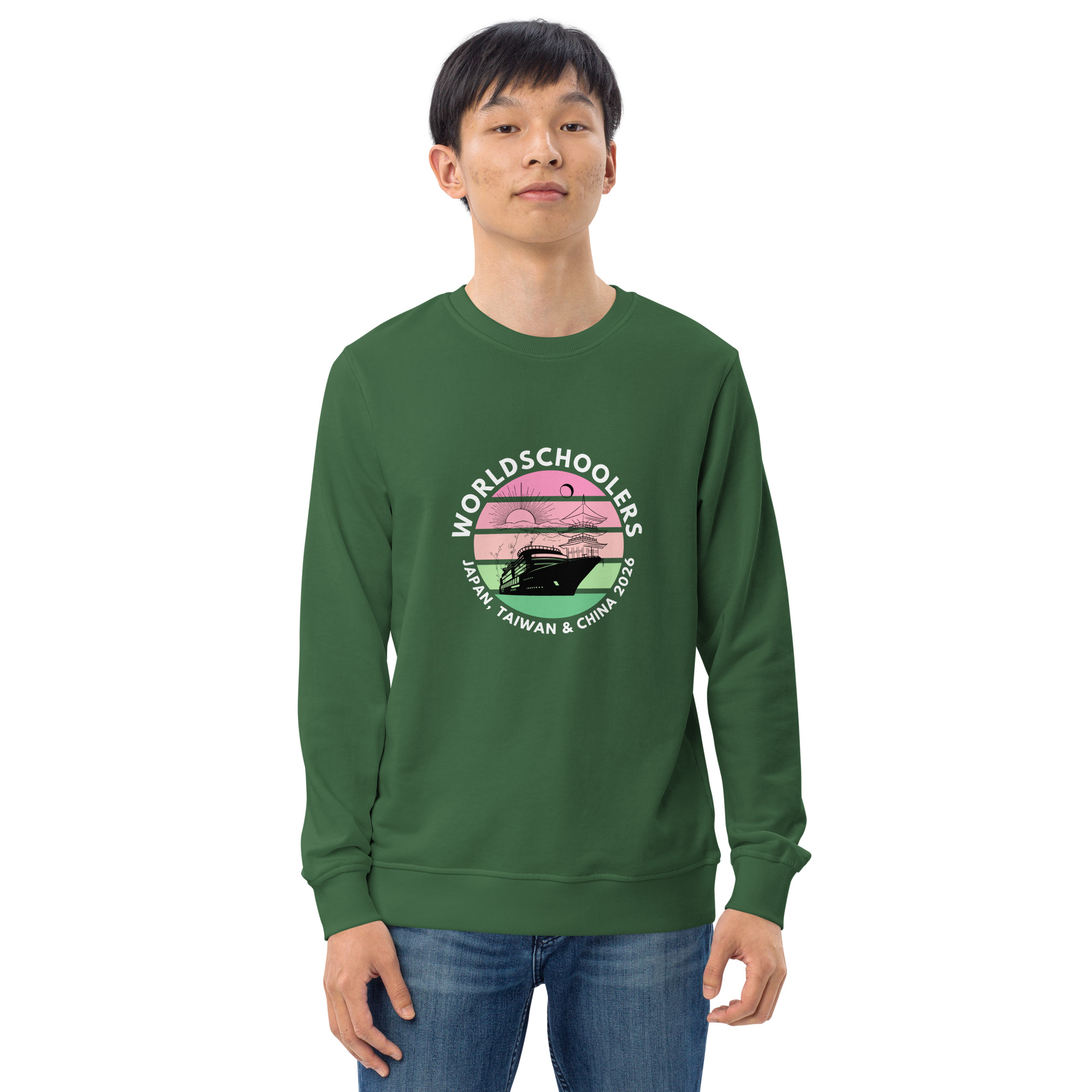 Japan, Taiwan & China 2026 | Unisex organic sweatshirt