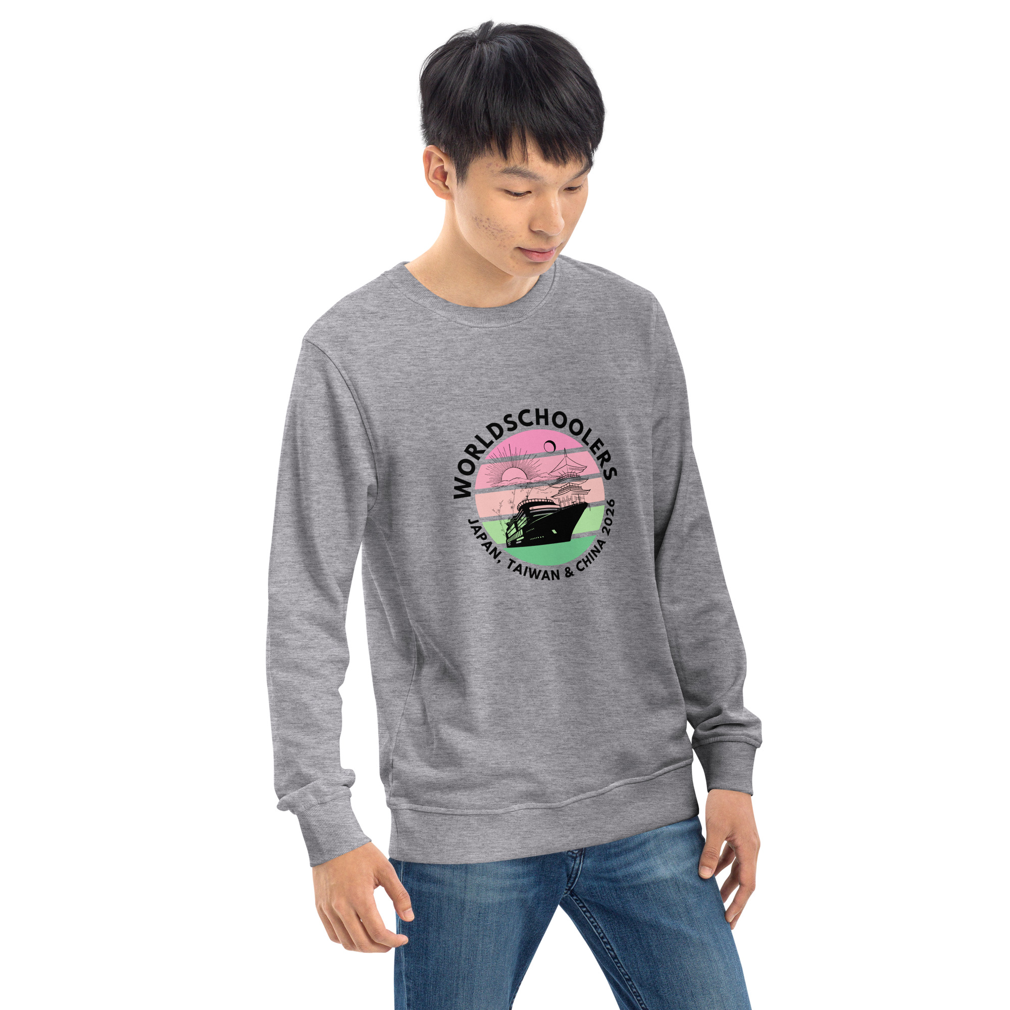 Japan, Taiwan & China 2026 | Unisex organic sweatshirt
