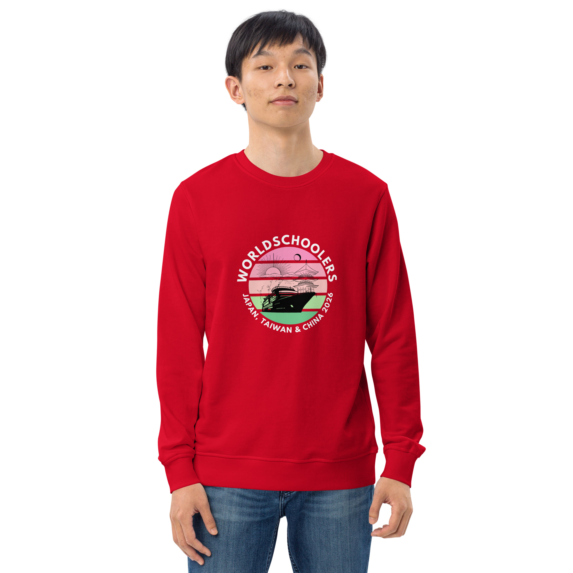 Japan, Taiwan & China 2026 | Unisex organic sweatshirt