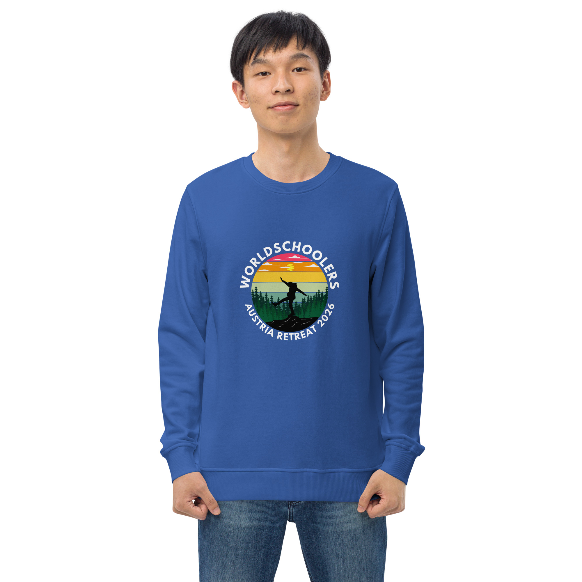 Austria 2026 | Kicking logo | Unisex organic sweatshirt