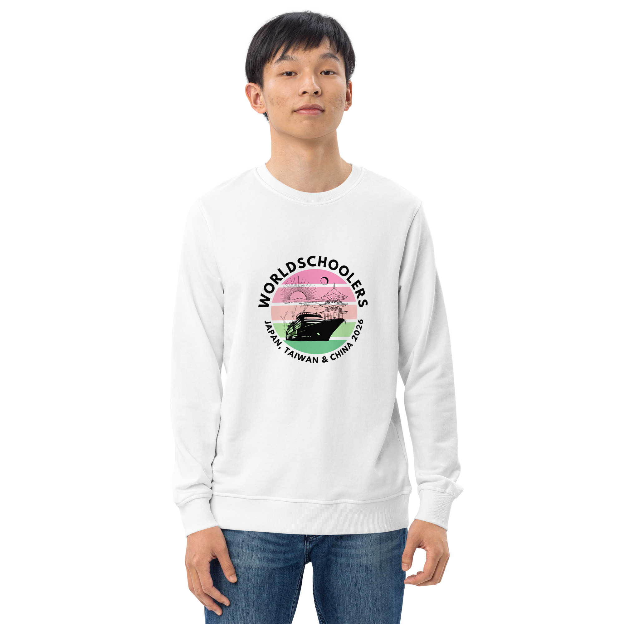 Japan, Taiwan & China 2026 | Unisex organic sweatshirt