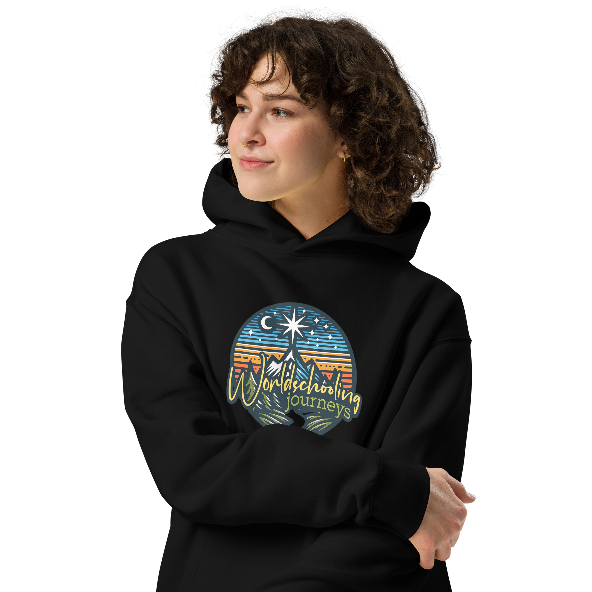 Worldschooling Journeys | Unisex organic hoodie