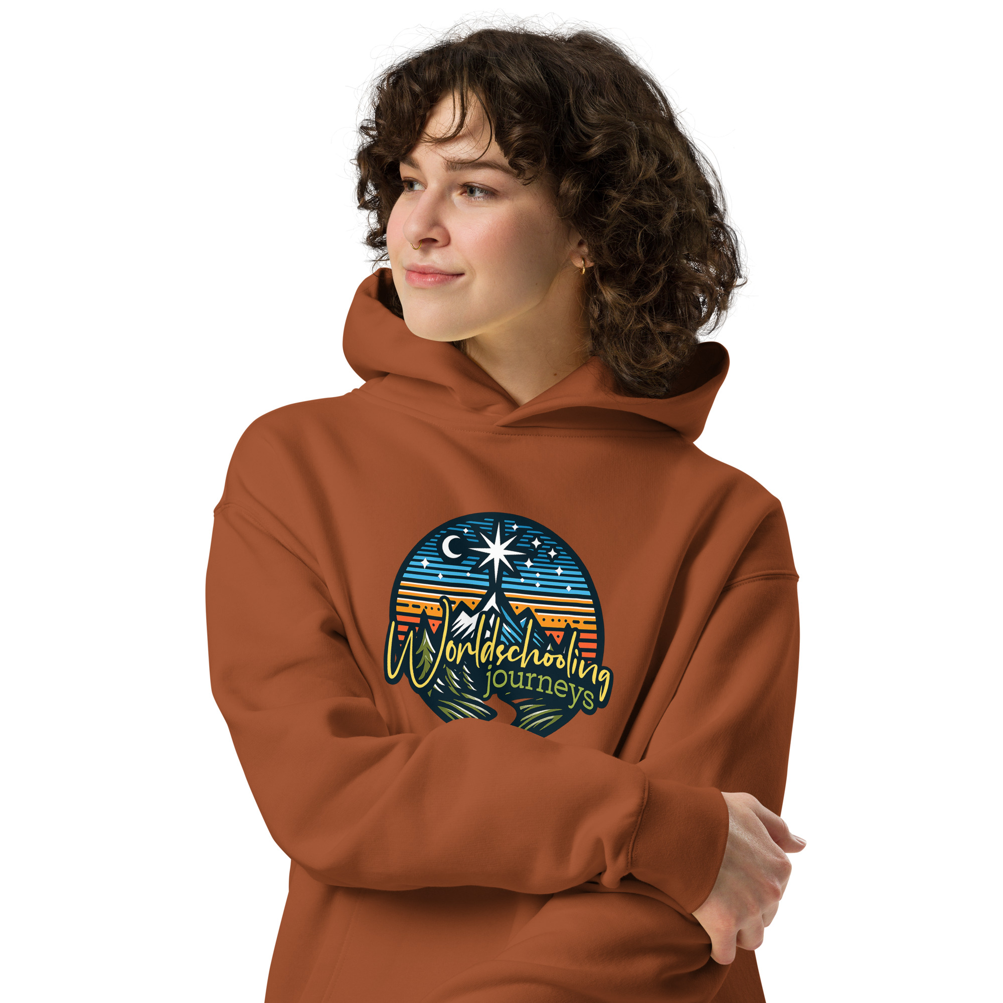Worldschooling Journeys | Unisex organic hoodie