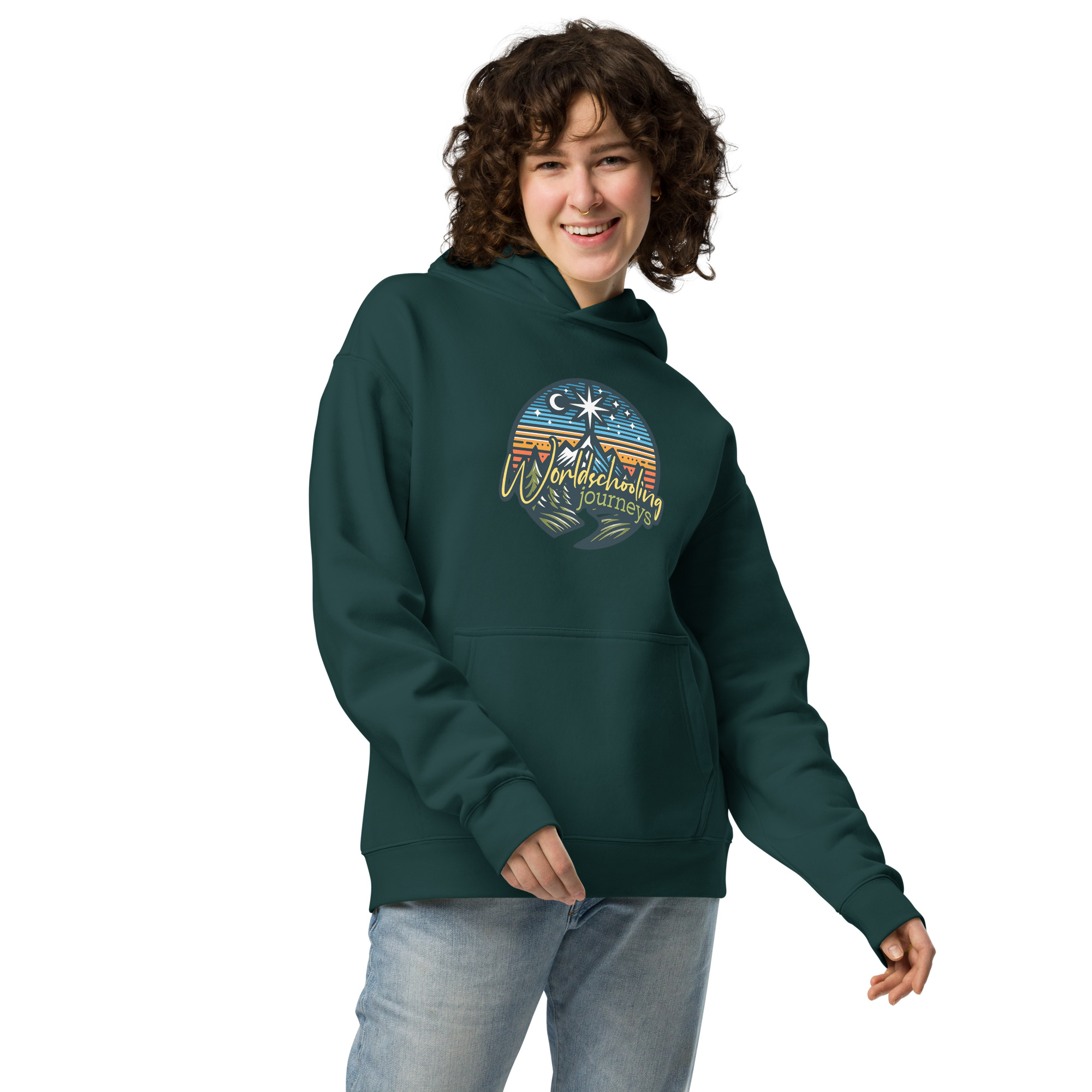 Worldschooling Journeys | Unisex organic hoodie
