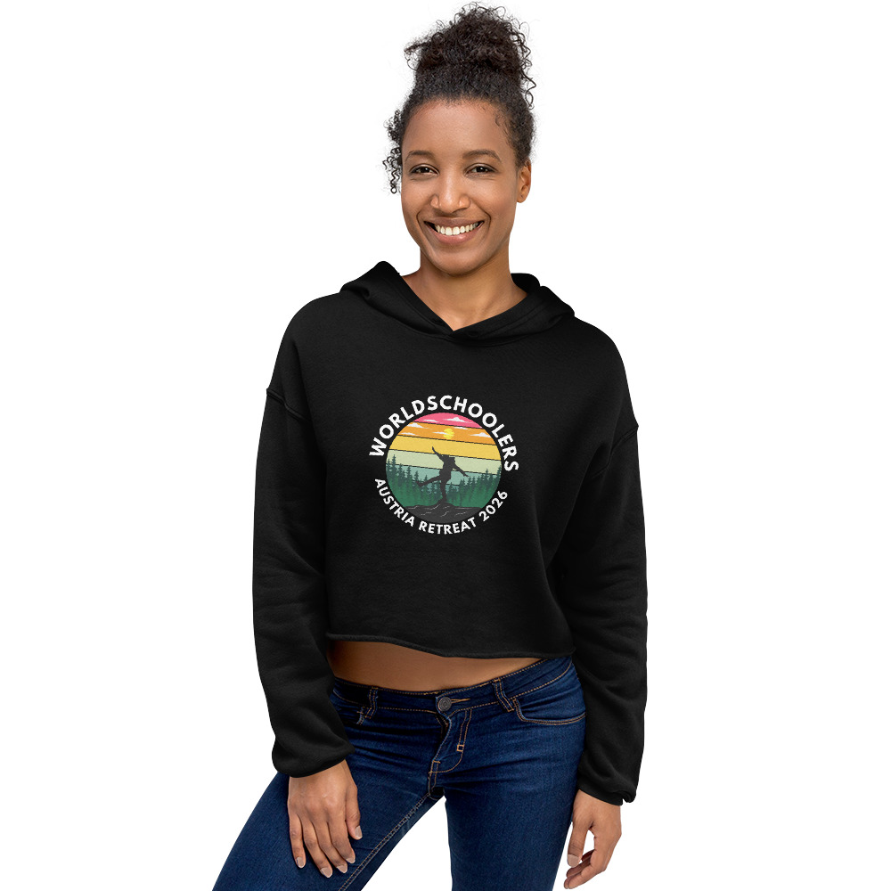Austria 2026 | Official Kicking logo | Crop Hoodie