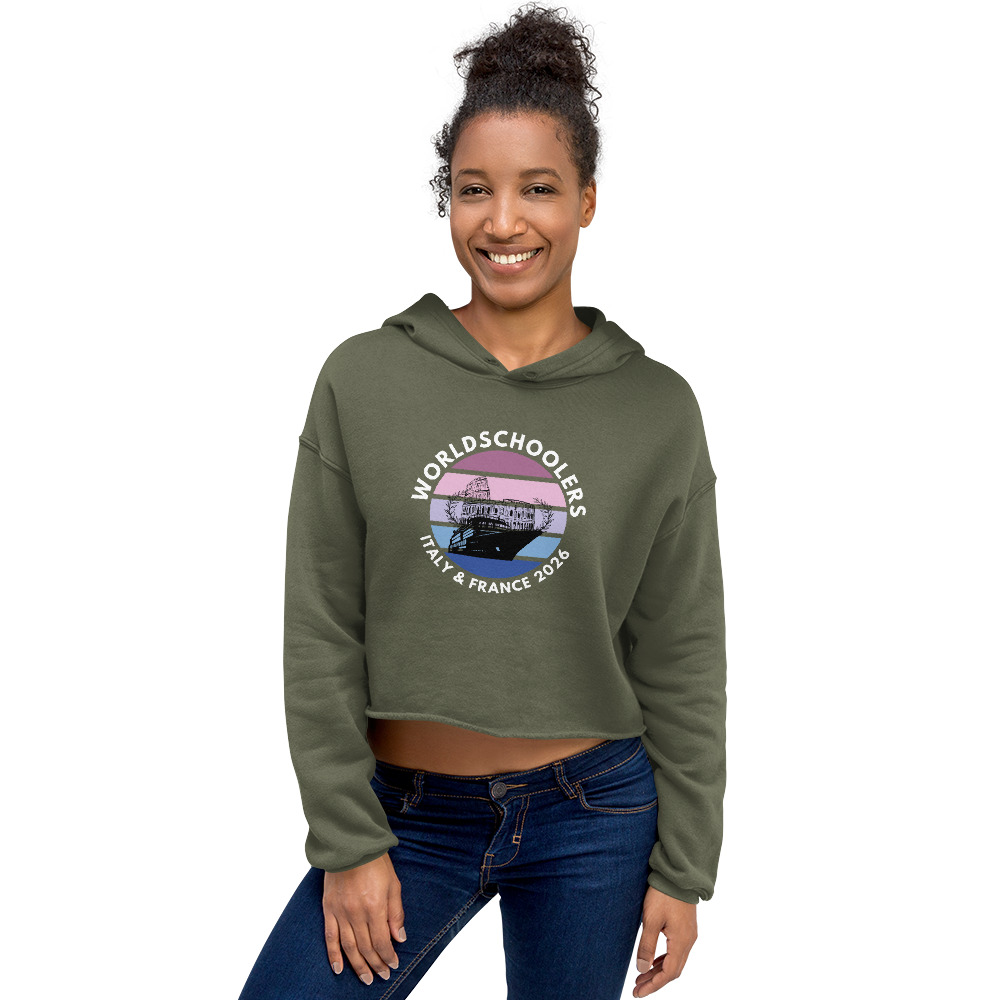 Italy & France 2026 | Crop Hoodie