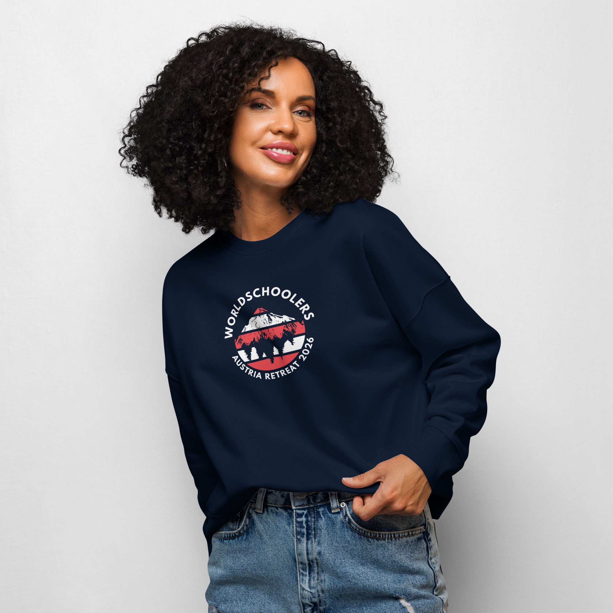 Austria 2026 | Official Red logo | Women’s organic sweatshirt