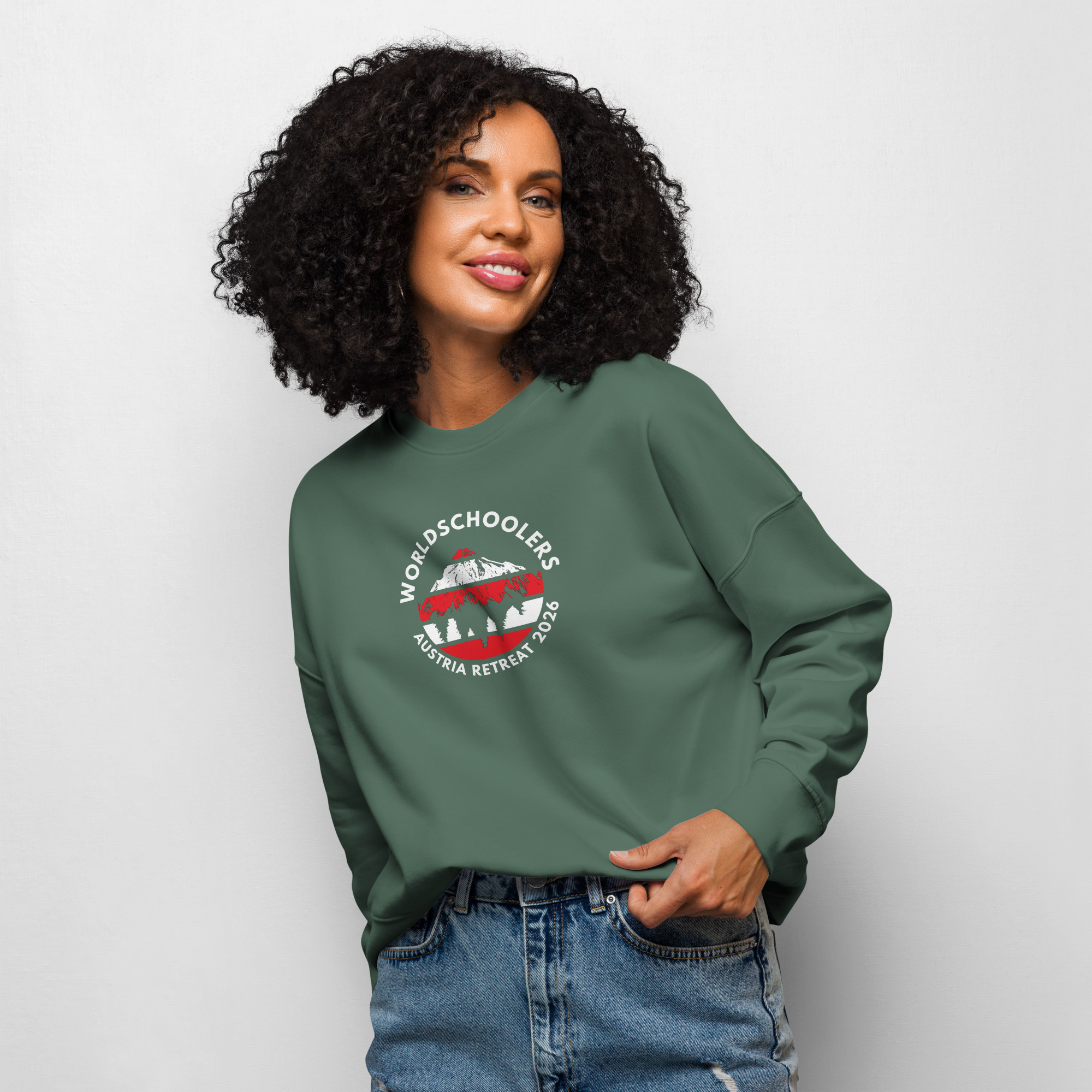 Austria 2026 | Official Red logo | Women’s organic sweatshirt
