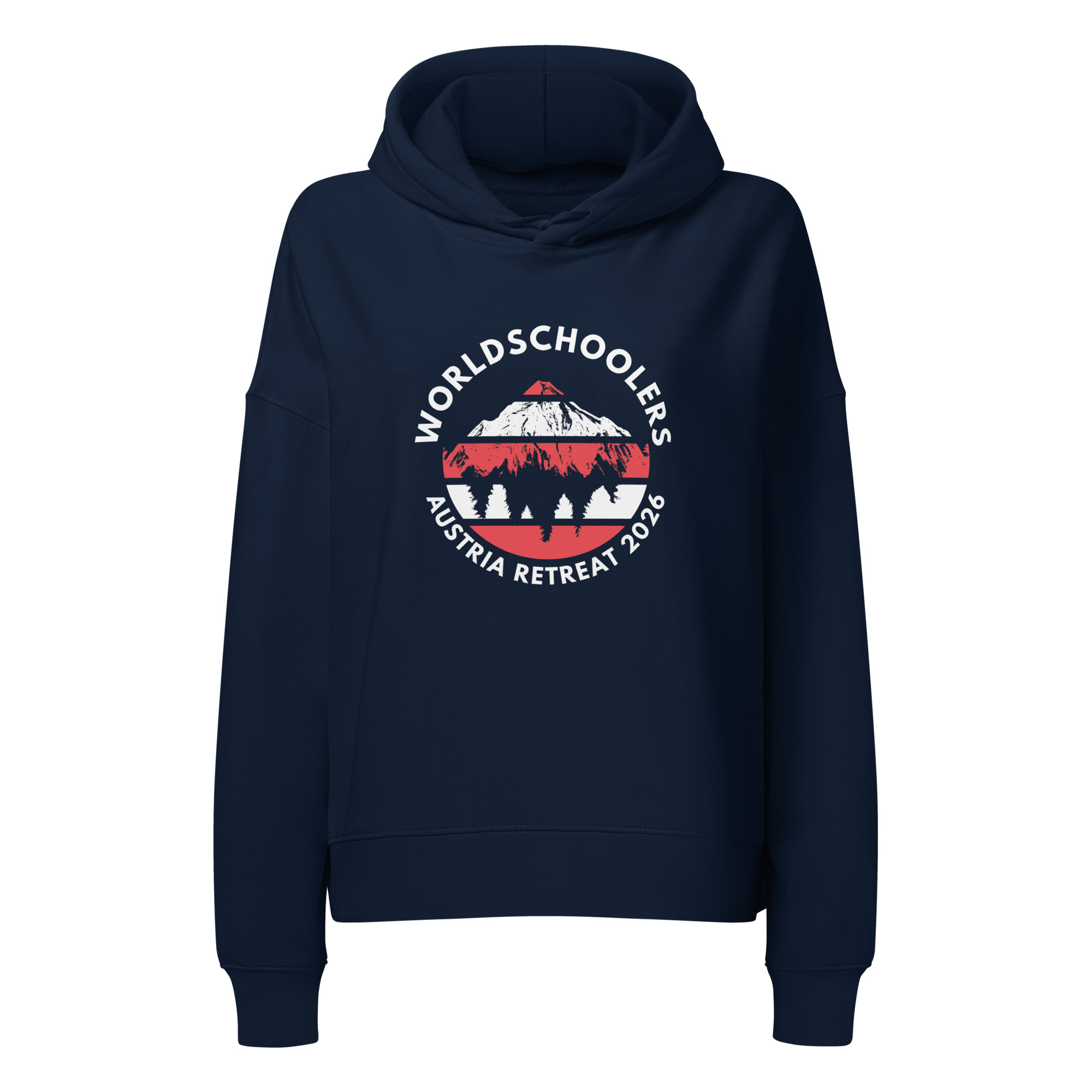 Austria 2026 | Official Red logo | Women’s organic hoodie