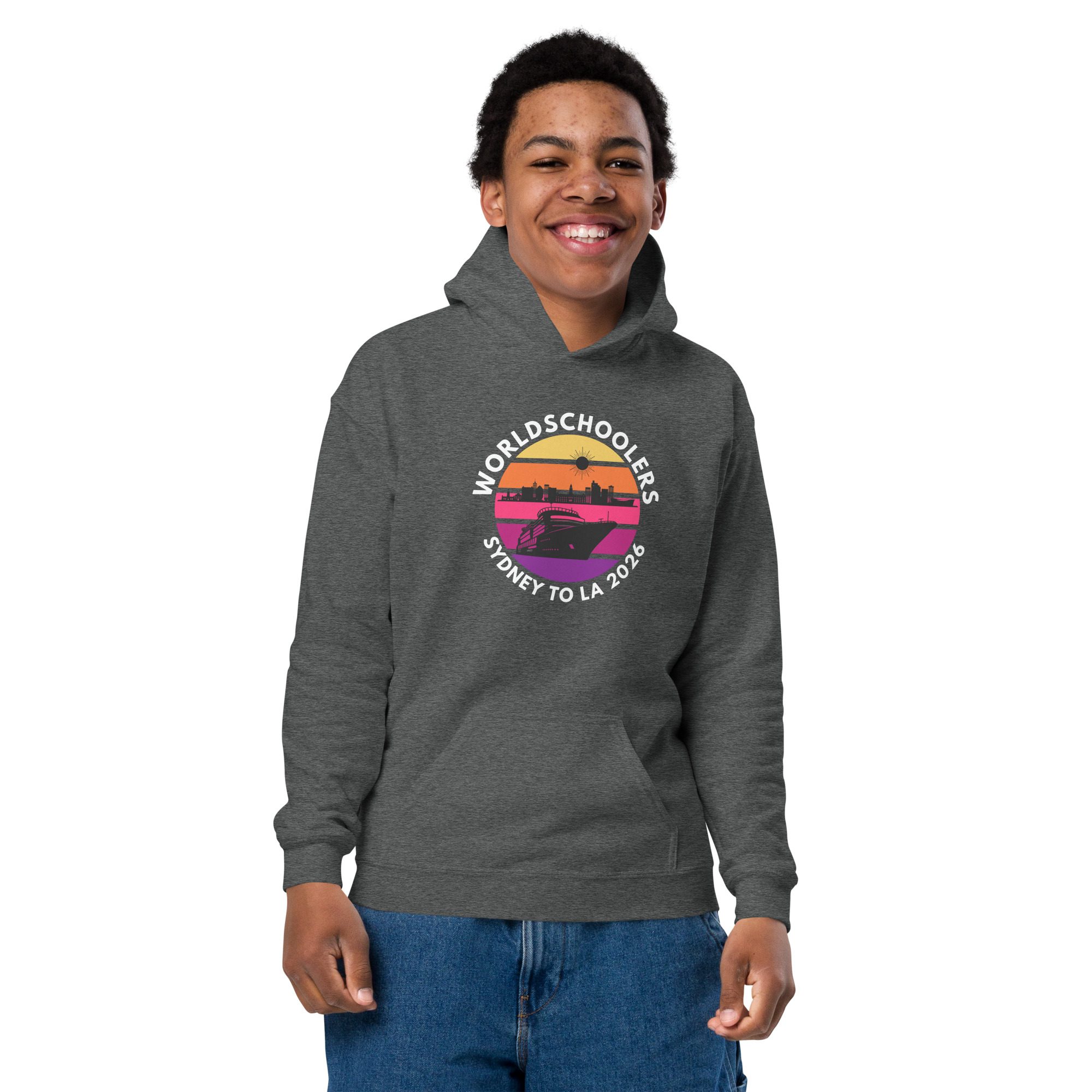 Sydney to LA 2026 | Youth heavy blend hoodie