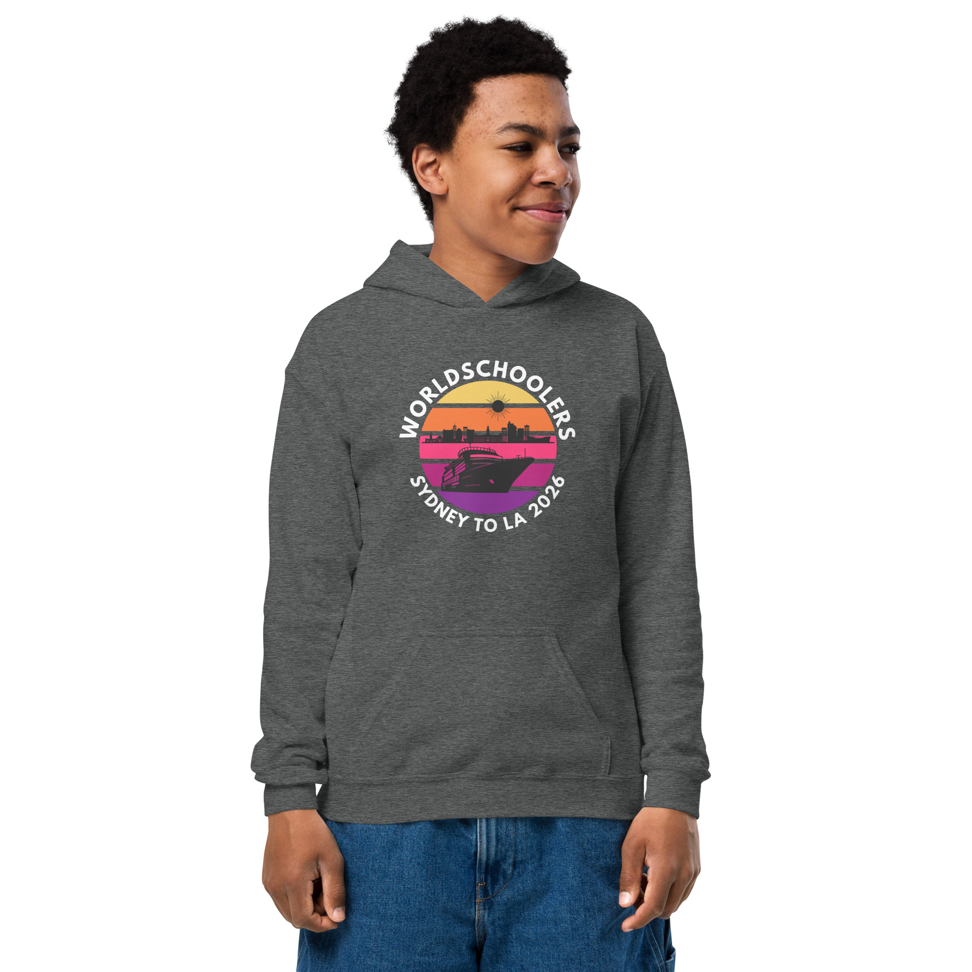 Sydney to LA 2026 | Youth heavy blend hoodie