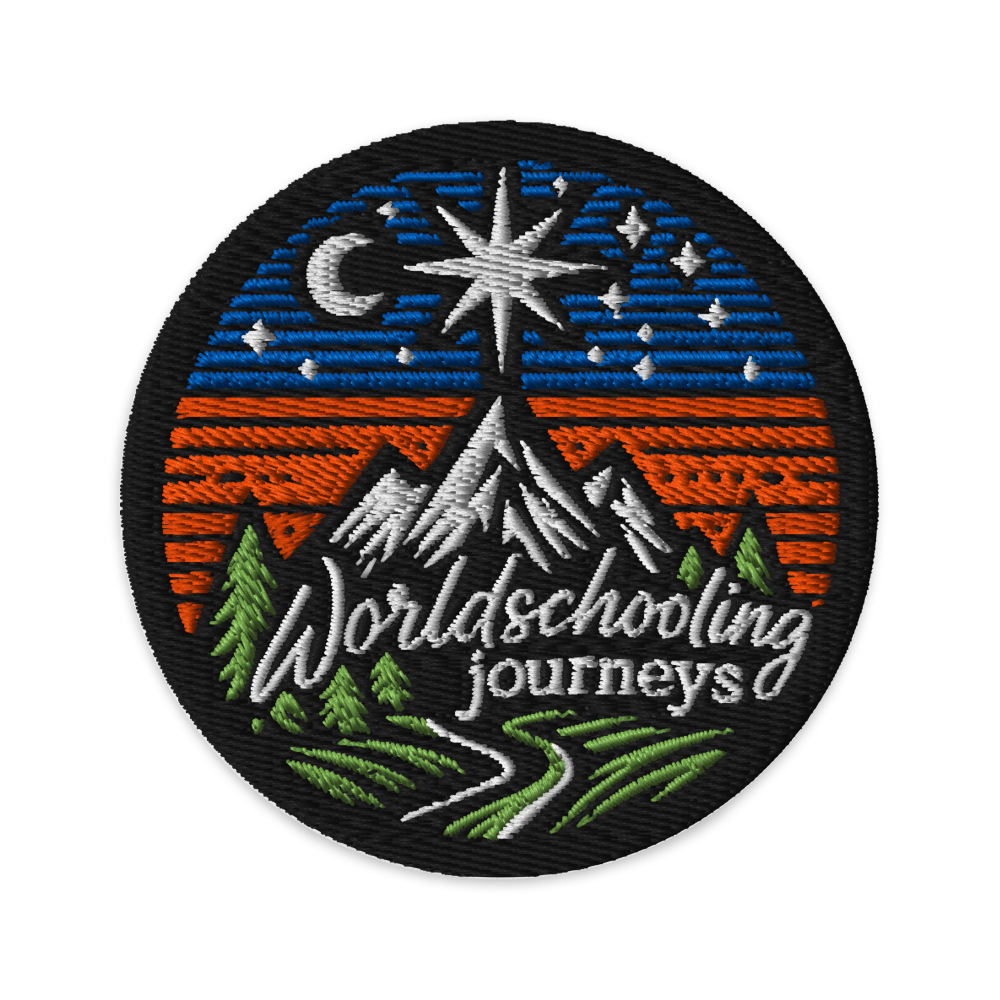Worldschooling Journeys | Embroidered patches