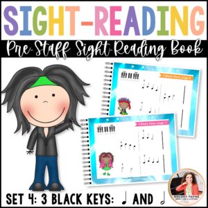Sight-Read Like A Rock Star, Set 4: 3 Black Keys Both Hands