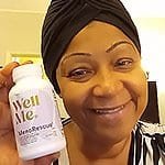 Profile picture of Marie Augustine, a satisfied MenoRescue customer, who gave a positive testimonial about the product