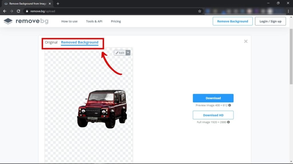 Ifoto iyo imaze guhinduka ushobora no kongeraho akawe