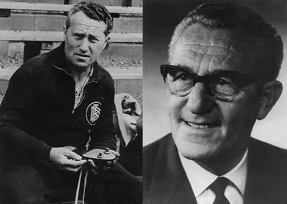 Amateka ya Adolf Dassler (i bumoso) na mukuru we Rudolf Dassler (i buryo) bashinze Adidas na Puma.