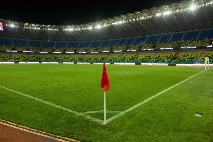 Ikibuga cy'umupira w'amaguru cya Amahoro Stadium.