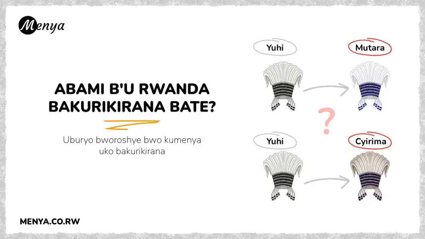 Abami b'u Rwanda bakurikiranaga mu buryo bwihariye.