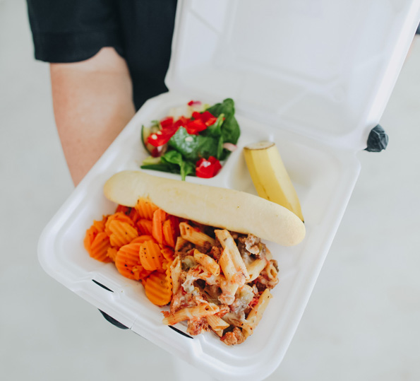 An image of a Mercy Chefs meal