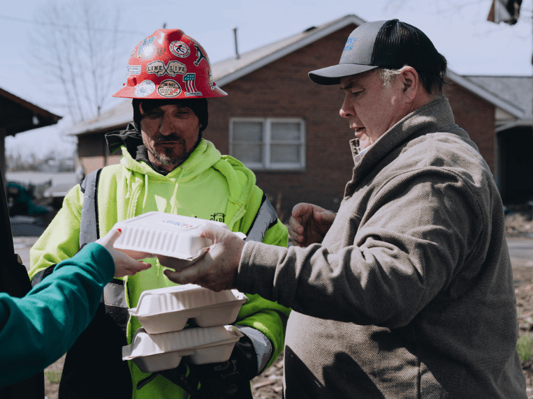 Mercy Chefs Serves Warm Meals to Tornado Victims