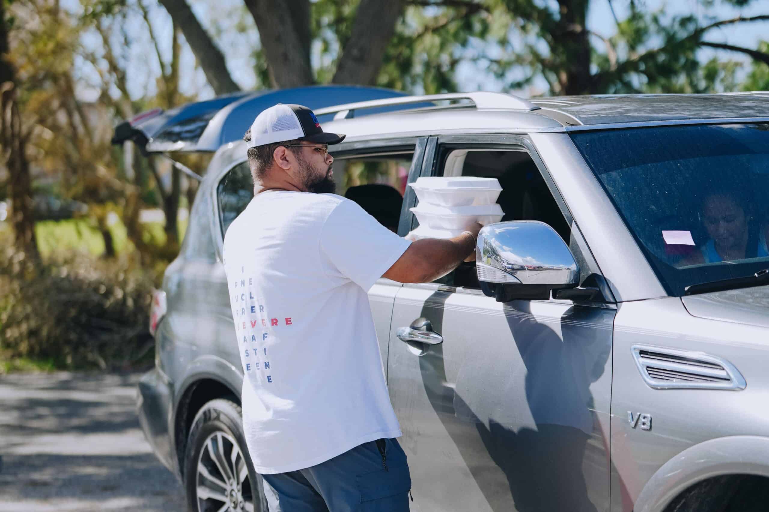 Mercy Chefs meal distribution in Florida after Hurricane Milton