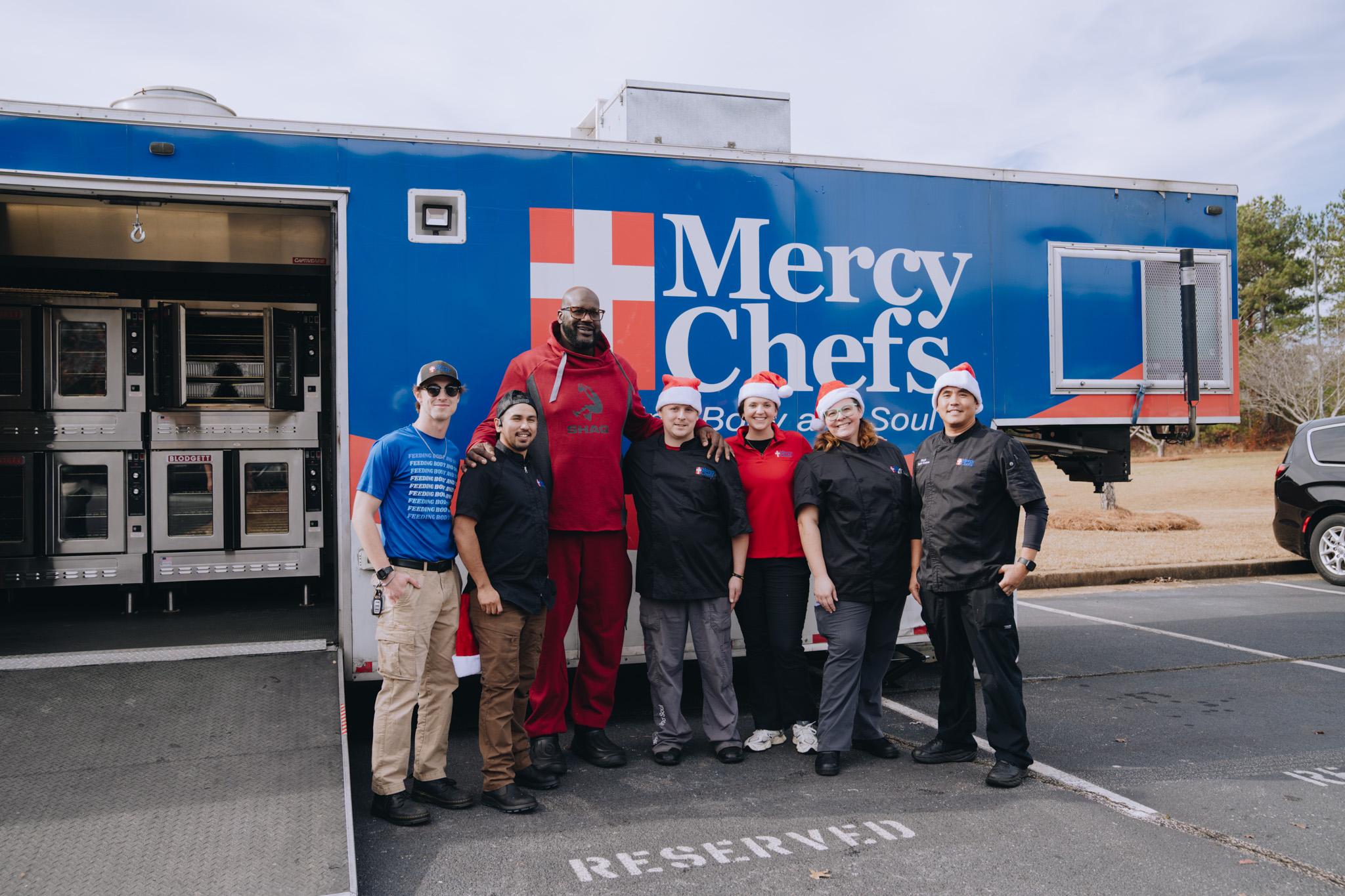 Mercy Chefs Partners with Shaq for Annual Shaq-a-Claus Event