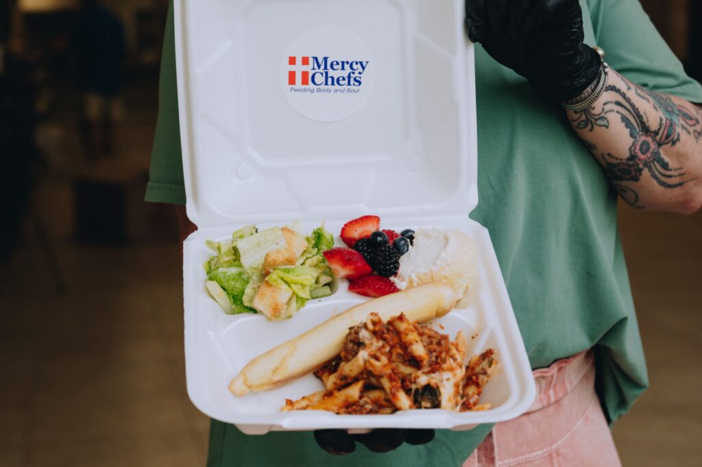 A Mercy Chefs hot meal