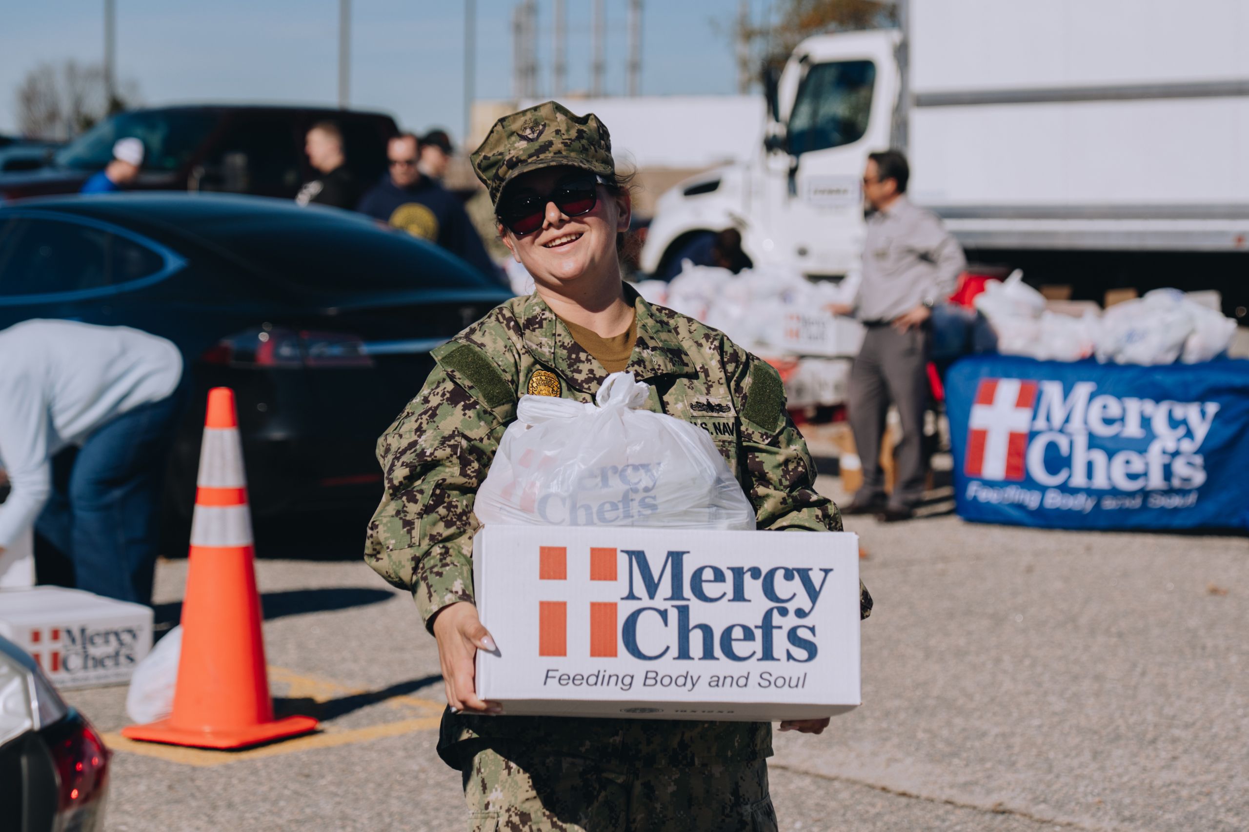 Mercy Chefs Launches “Feed the Force,” Providing Grocery Boxes to Military Families
