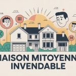 maison mitoyenne invendable illustration obstacles