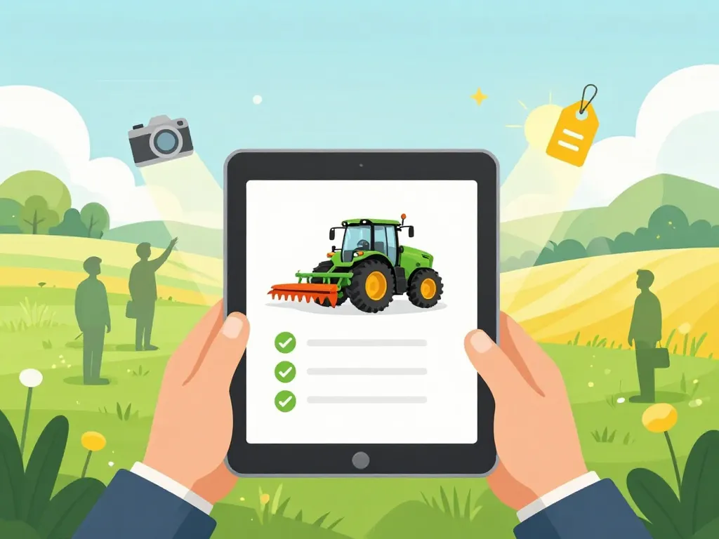 vente matériel agricole agri affaire annonce visuelle