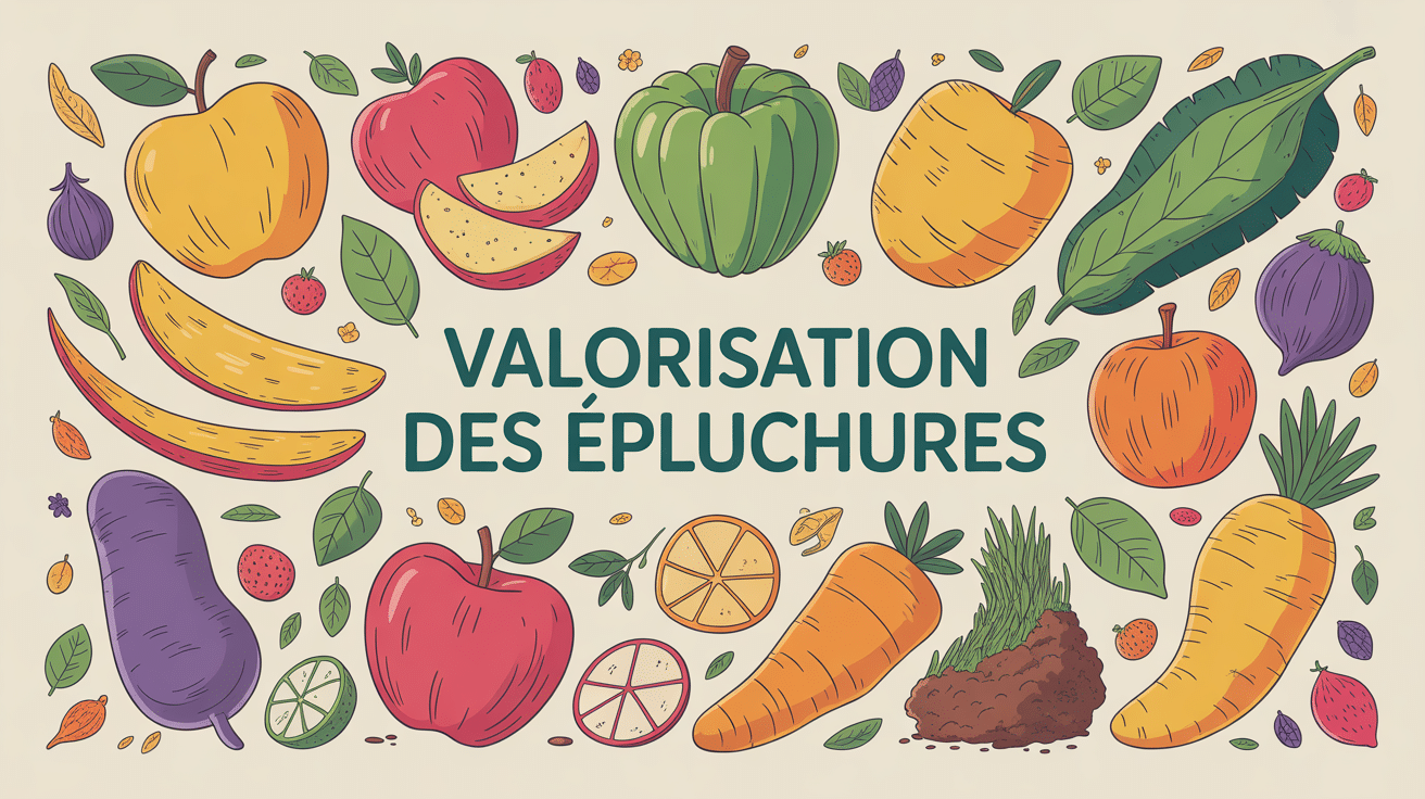 Illustration positive sur que faire avec des épluchures
