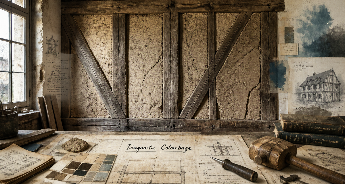 atelier traditionnel diagnostic mur colombage