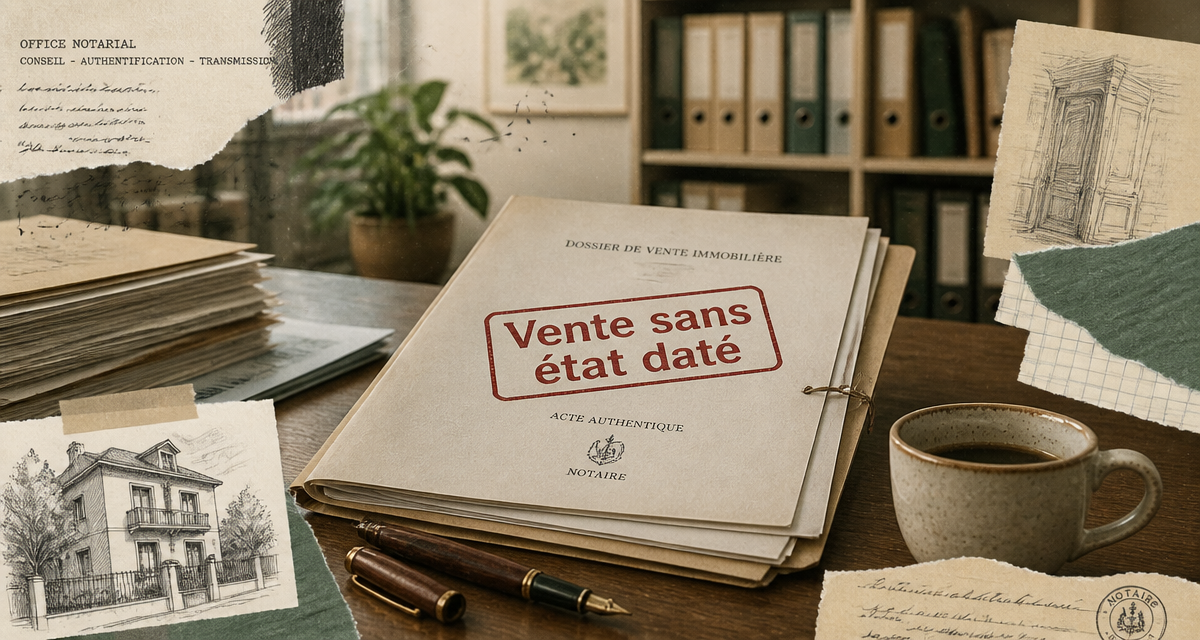 vente sans état daté documents notaire