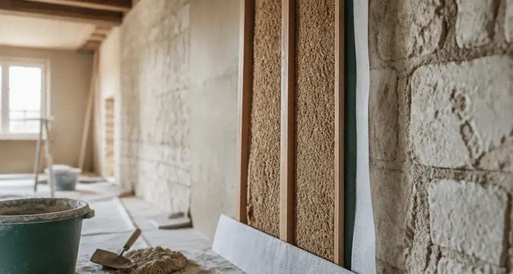 Isoler un mur en pierre avec isolation respirante en fibre de bois