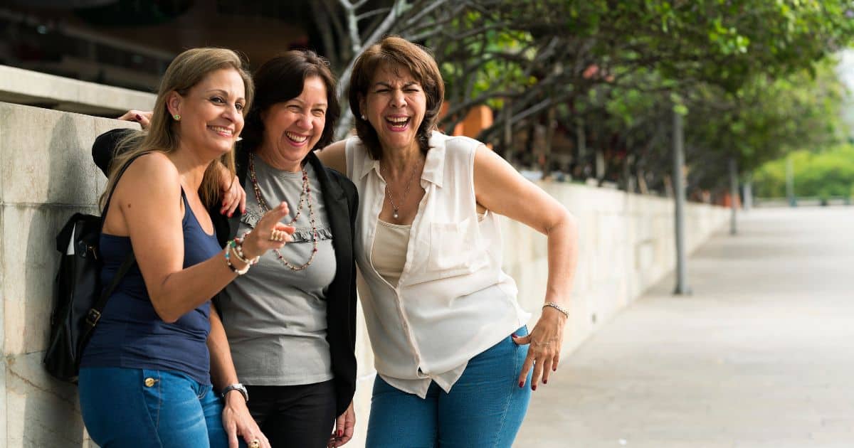 group of women gathered for social connections