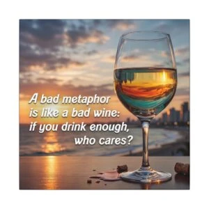 Wine Metaphor | Canvas Wall Art