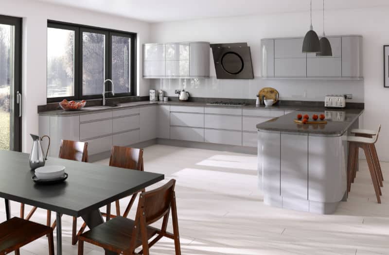 Handleless kitchen design Larissa handleless kitchen design