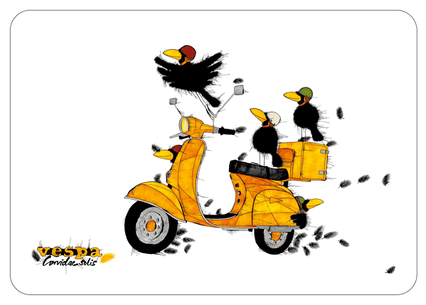 Ferner Vespa Corvidae Solis