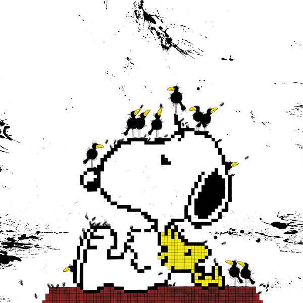 SNOOPY,-WOODSTOCK-&-CROWS
