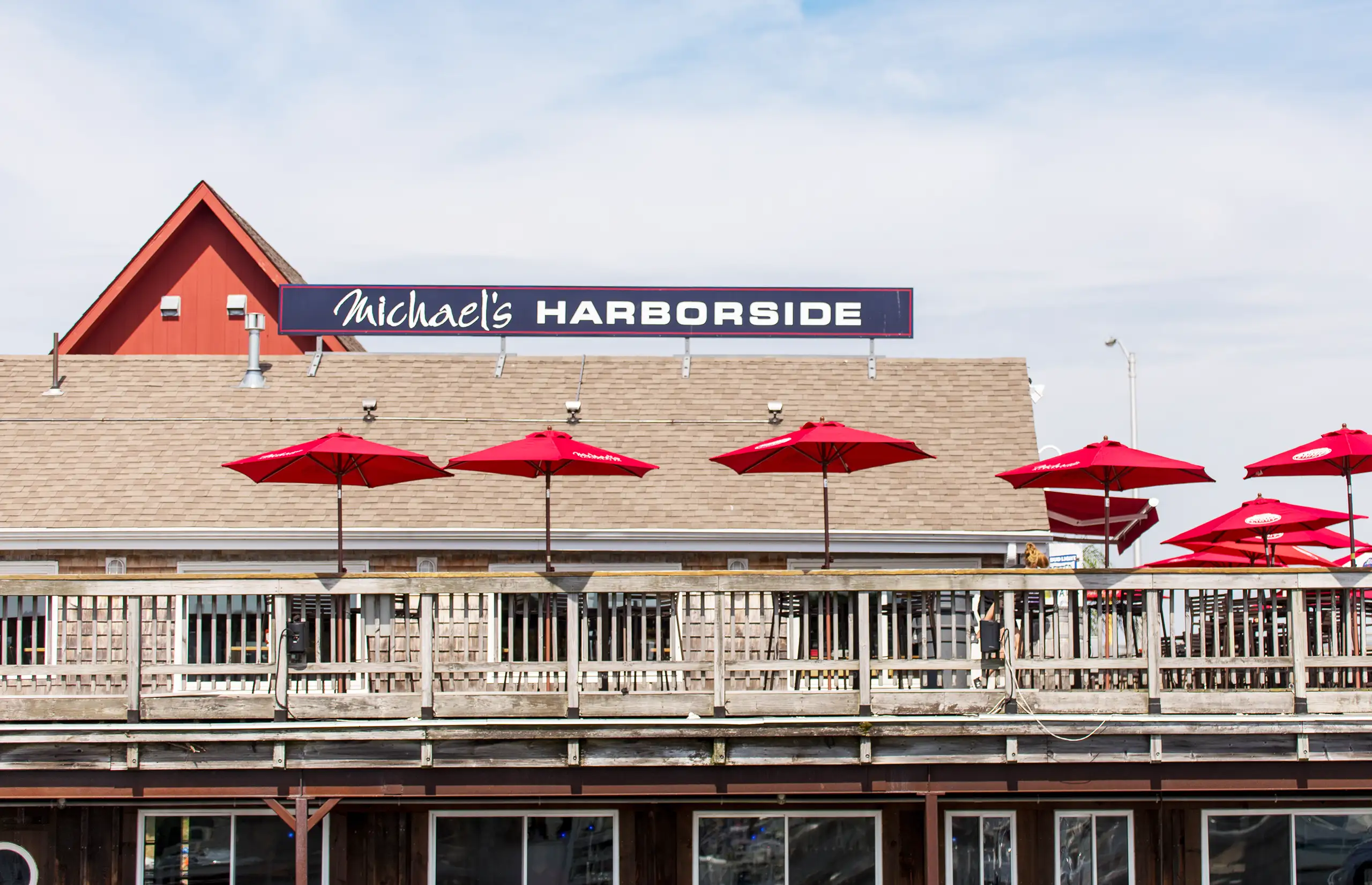 Michael's Harborside outside deck