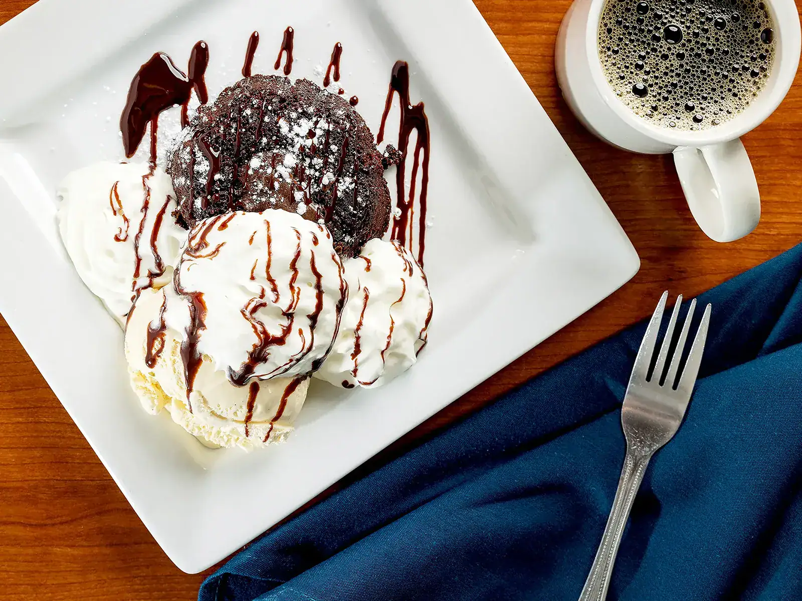 Michael's Harborside Big Brownie Sundae